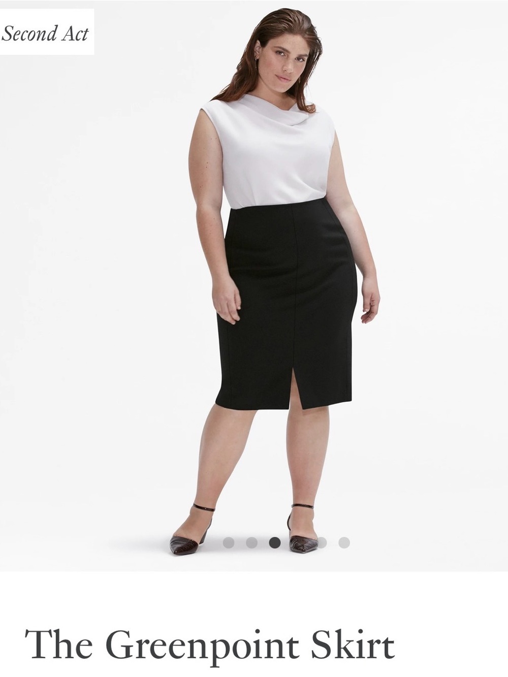 MM Lafleur Greenpoint Skirt — Black Pencil Skirt